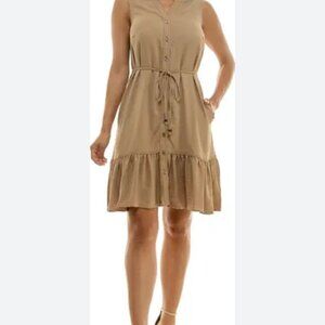 DKNY sleeveless shirt dress size 6